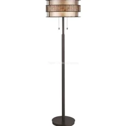 Lampa podłogowa LAGUNA kol. Ciemny brąz (QZ/LAGUNA/FL/A) Elstead Lighting