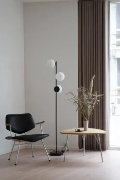 Lampa podłogowa LILLY Nordlux E14 3X15W Metal Czarny