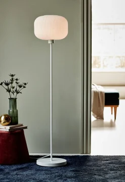 Lampa podłogowa MILFORD Nordlux E27 40W Szkło Biały