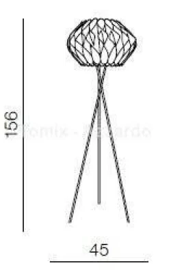 Lampa podłogowa RUBEN beżowa (AZ2406 - Azzardo)
