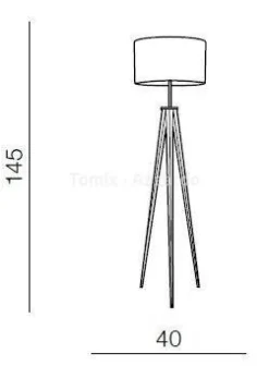 Lampa podłogowa SINTRA szara (AZ2411 - Azzardo)