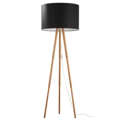 Lampa podłogowa TOKYO 1 PŁ SOSNA/CZARNY (5298) - TK Lighting