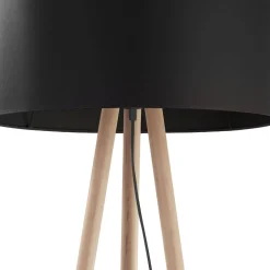 Lampa podłogowa TOKYO BLACK / SOSNA POSTARZANA (5286) - TK Lighting