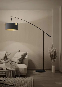 Lampa Podłogowa TORTOLA 1 czarna (39966) - EGLO