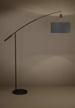 Lampa Podłogowa TORTOLA 1 czarna (39966) - EGLO