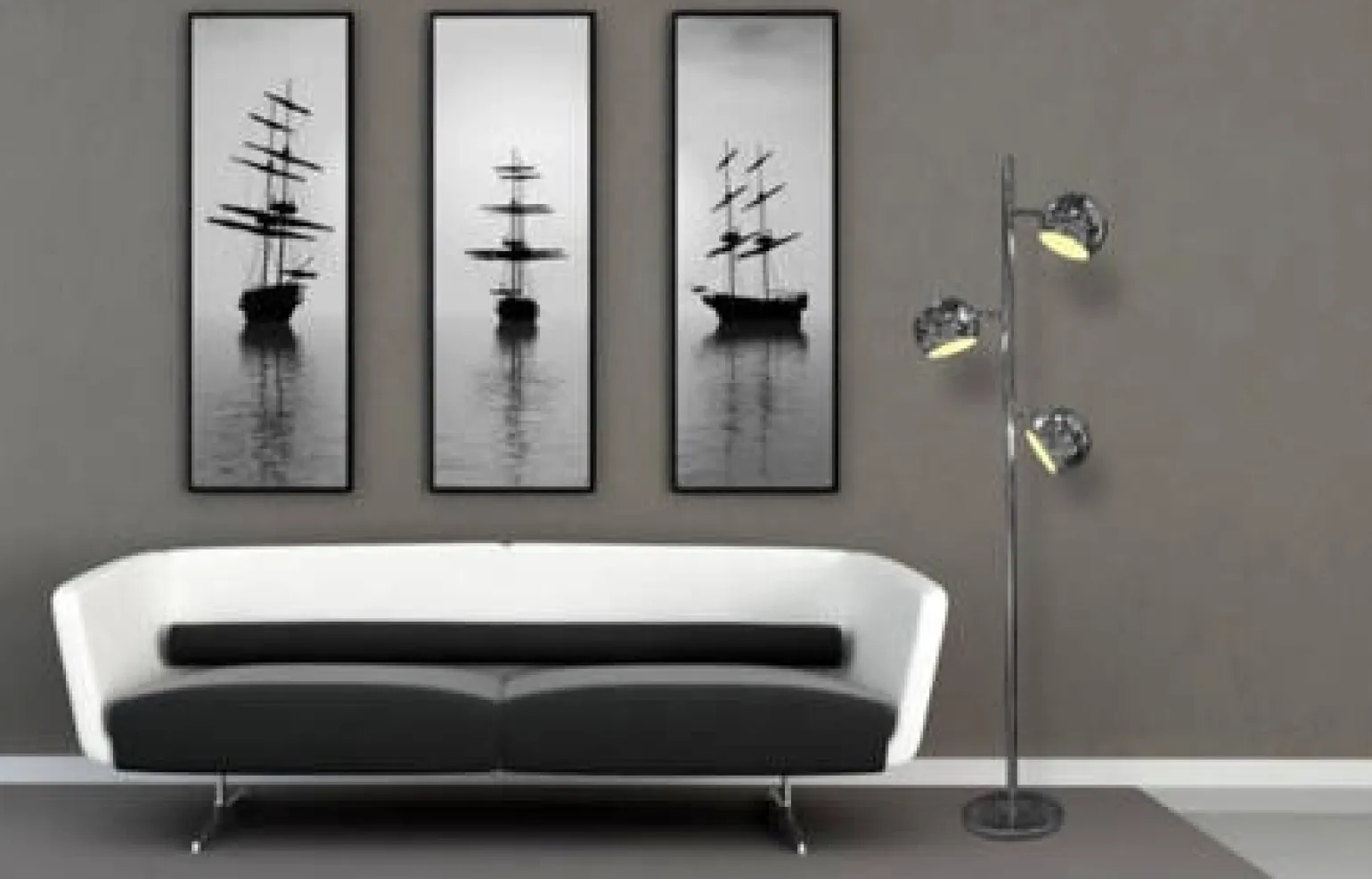 Lampa podłogowa TRINTON chrom (AZ0024 Azzardo)