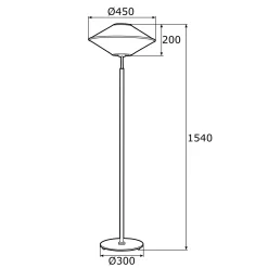 Lampa podłogowa TROY (4283) - ARGON