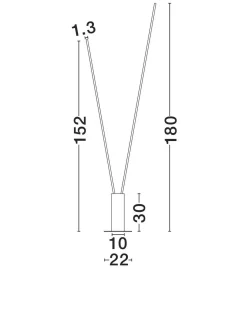 Lampa podłogowa wewnętrzna TERESITA (LE44945) - Luces Exclusivas