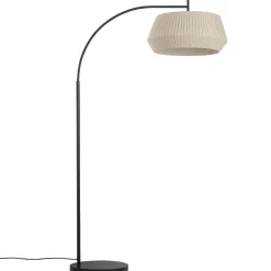 Lampa podłogowa z bawełnianym abażurem DICTE Nordlux E27 60W Tekstylia Beżowy