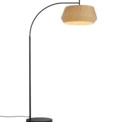 Lampa podłogowa z bawełnianym abażurem DICTE Nordlux E27 60W Tekstylia Beżowy