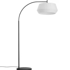 Lampa podłogowa z bawełnianym abażurem DICTE Nordlux E27 60W Tekstylia Biały