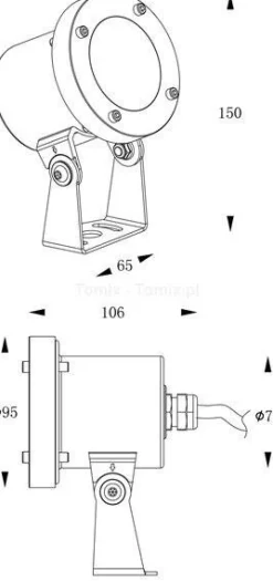 Lampa podwodna LED FIARA 3000K 670lm (D740005)