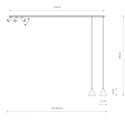 Lampa przysufitowa FOURTY V (11448) - Nowodvorski