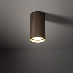 Lampa przysufitowa w kształcie tuby TUNE BROWN S 1XGU10 (11027) - TK Lighting