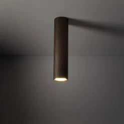 Lampa przysufitowa w kształcie tuby TUNE BROWN L 1XGU10 (11029) - TK Lighting