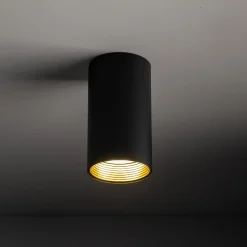 Lampa przysufitowa w kształcie tuby AMIS BLACK DOWNLIGHT (10718) - TK Lighting