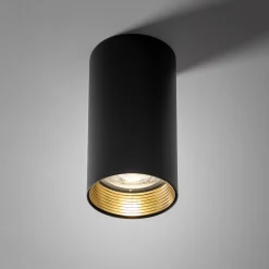 Lampa przysufitowa w kształcie tuby AMIS BLACK DOWNLIGHT (10718) - TK Lighting