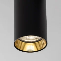 Lampa przysufitowa w kształcie tuby AMIS BLACK DOWNLIGHT (10718) - TK Lighting