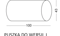 Lampa Schodowa LESEL 009 L (100901209) - Elkim Lighting