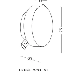 Lampa Schodowa LESEL 009 XL (100902309) - Elkim Lighting