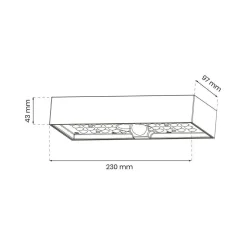 Lampa Solarna Brick 6W 800lm 4000K (EKO9181) - Eko-Light