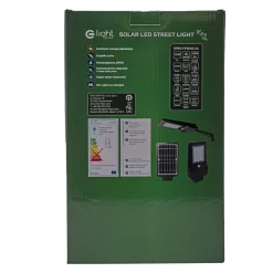 Lampa Solarna Street 15W 4000K (EKO2028) - Eko-Light / z czujnikiem ruchu i zmierzchu