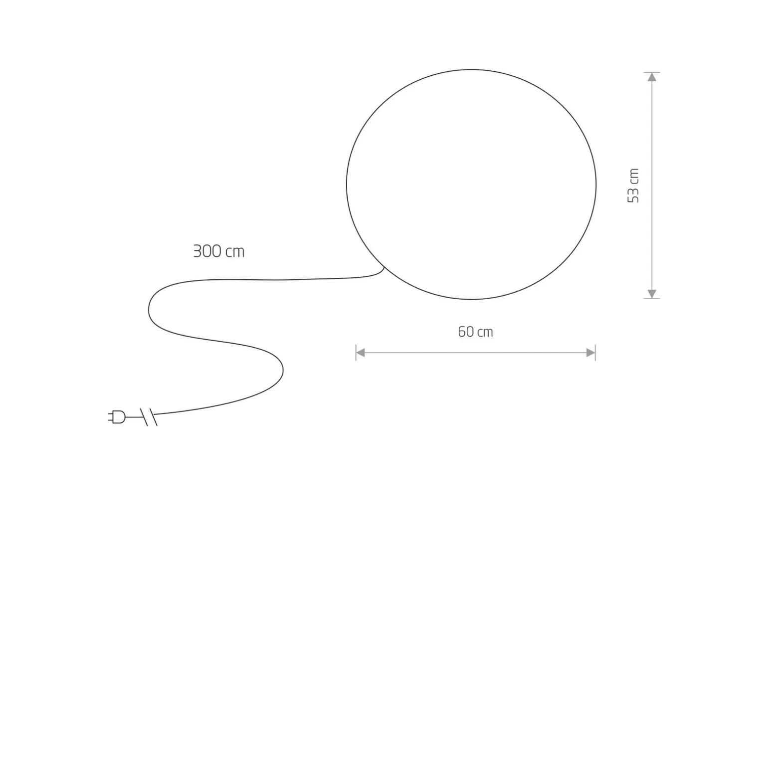 Lampa stojąca duża kula CUMULUS L (6978) - Nowodvorski