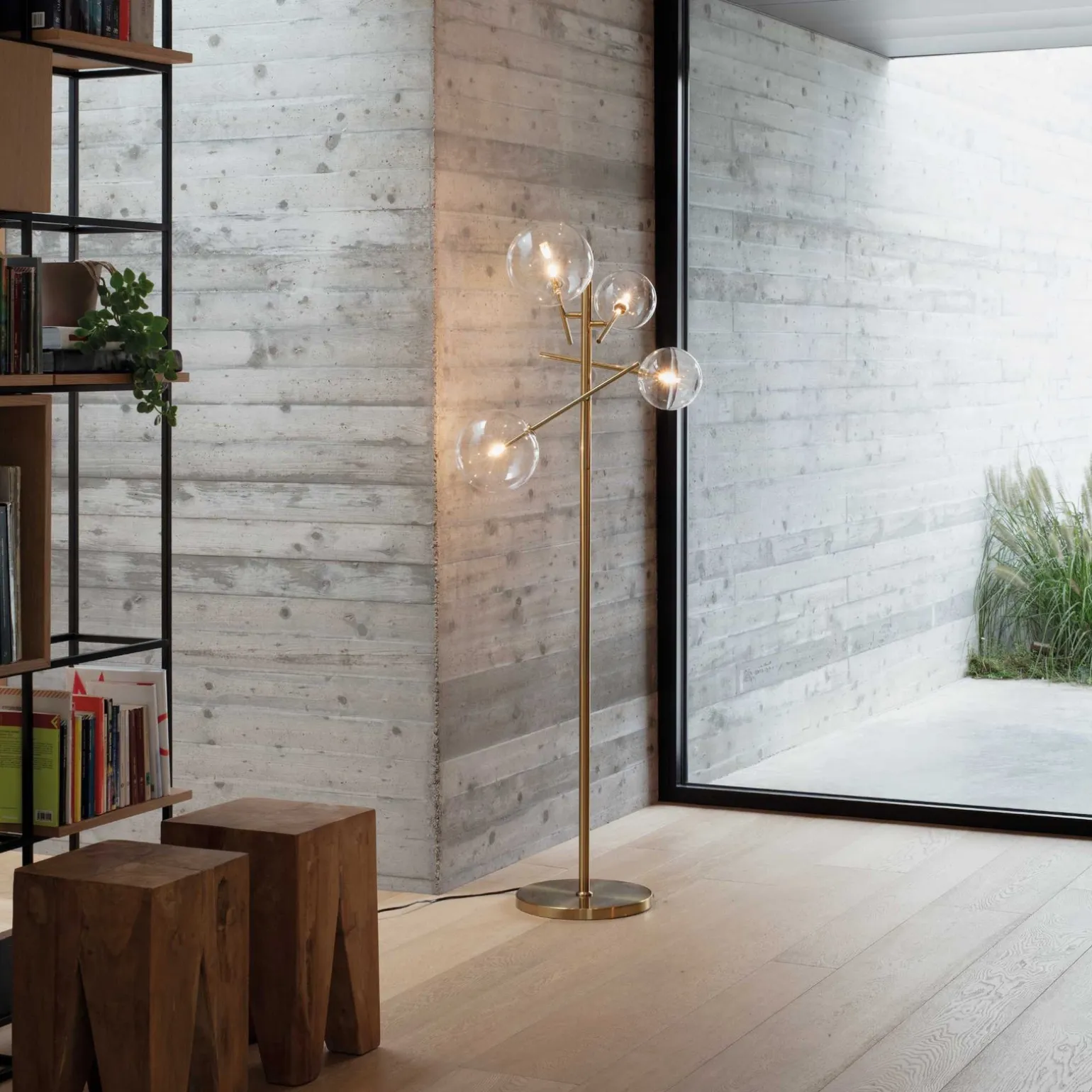 Lampa Stojąca EQUINOXE Chrom (EQUINOXE_PT4_CROMO) - Ideal Lux