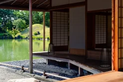 Lampa stojąca ogrodowa no. moon A - Czarna (1000 mm) (9418) - Shilo