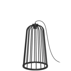 Lampa stojąca ogrodowa no. moon I - Czarna (650 mm) (9419) - Shilo