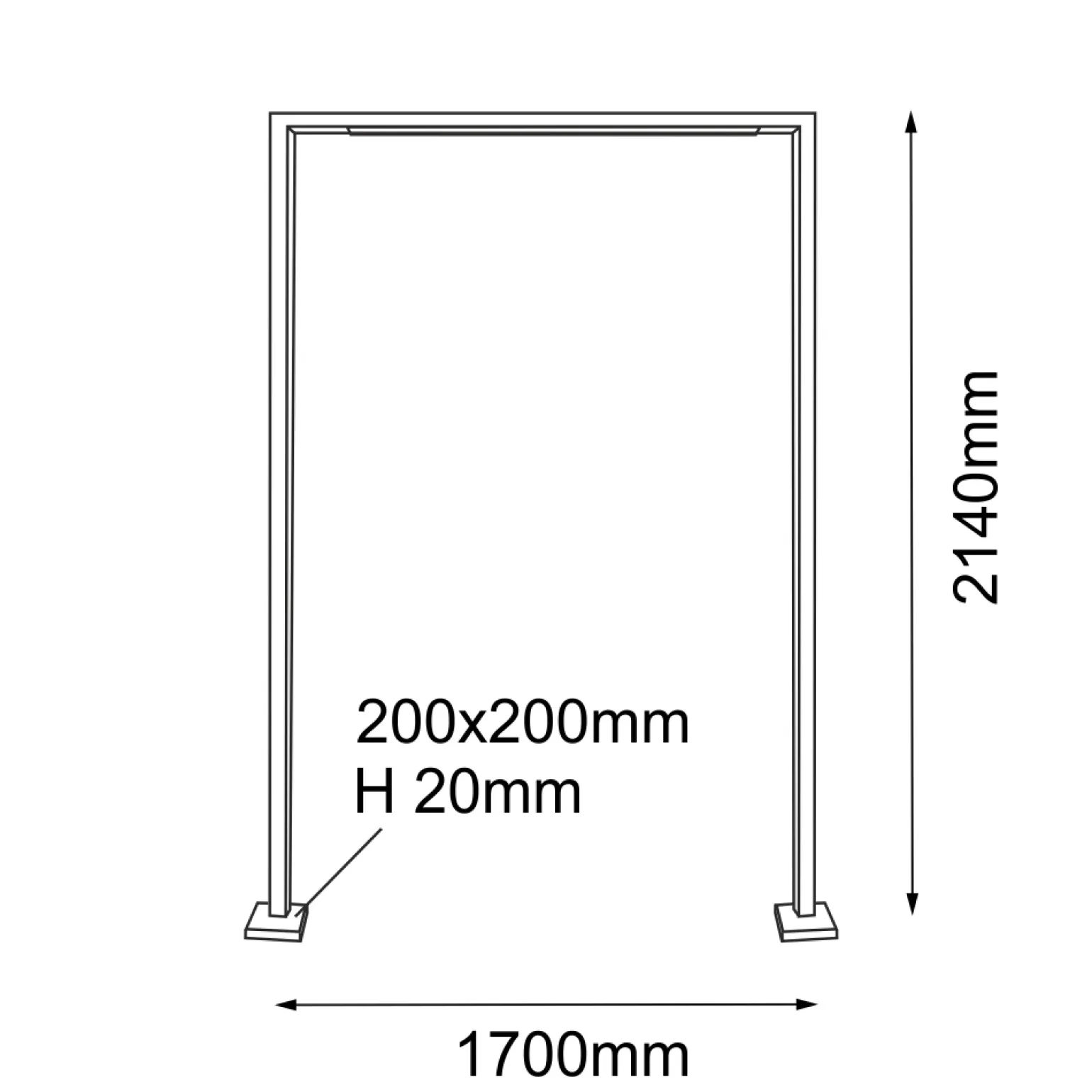 Lampa stojąca ogrodowa Taketa - Antracyt (2140 mm) (9931) - Shilo Garden