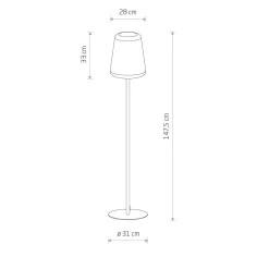 Lampa stojąca PATIO (10105) - Nowodvorski