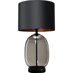 Lampa stojąca SALVADOR BLACK kolor Czarny (41126102) - KASPA