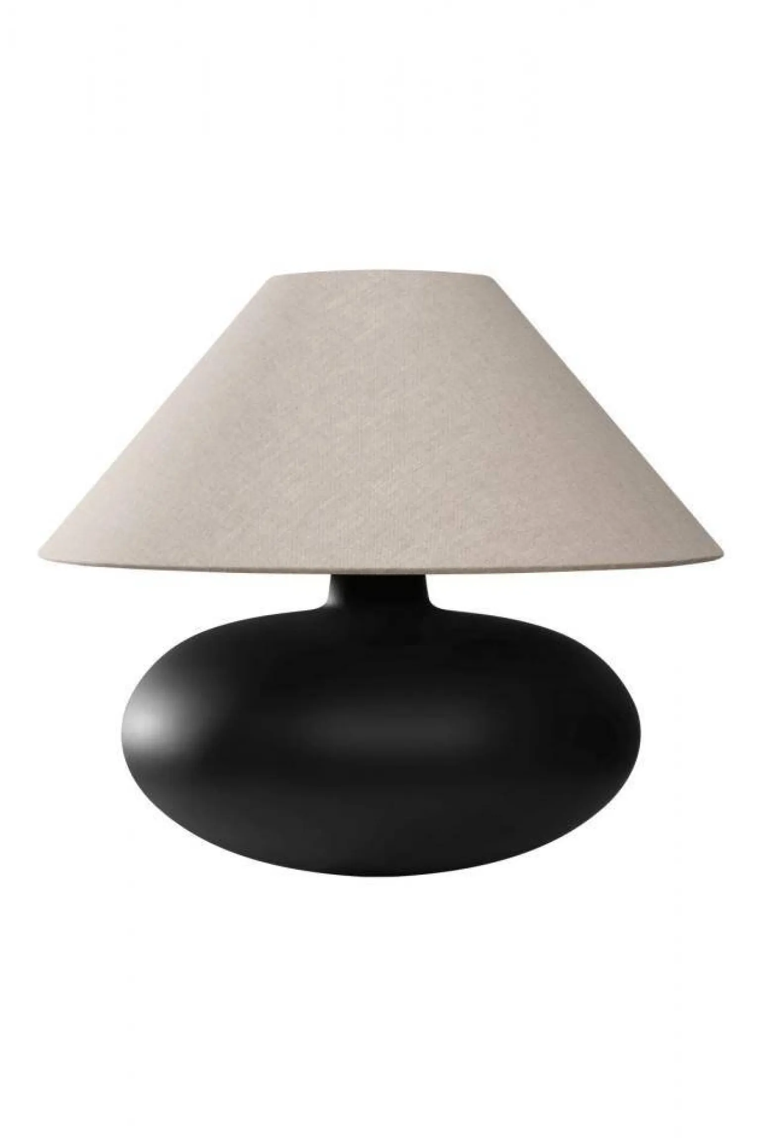 Lampa stojąca SAWA NATUR kolor Grafitowy (41130107) - KASPA