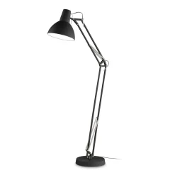 Lampa Stojąca WALLY Czarny (WALLY_PT1_TOTAL_BLACK) - Ideal Lux
