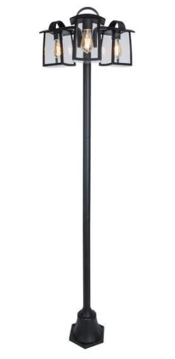 Lampa Stojąca Zew. KELSEY Kol. Czarny K (7273606012) - Lutec