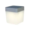 Lampa Stojąca Zew. TABLE CUBE - SOLAR Kol. Szary 3000K (6908001337) - Lutec