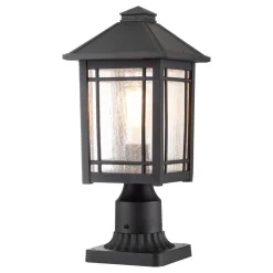 Lampa stojąca zewnętrzna Cedar Point (QZ-CEDAR-POINT3-M-BK) - Elstead Lighting