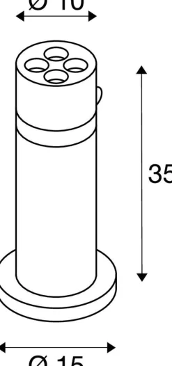 Lampa stojąca zewnętrzna R-CUBE 35 (1007513) - SLV