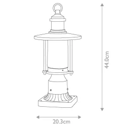 Lampa stojąca zewnętrzna Riverwood (KL-RIVERWOOD3-M) - Elstead Lighting