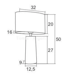 Lampa stołowa 1 pł. PRATO ARGON 3841