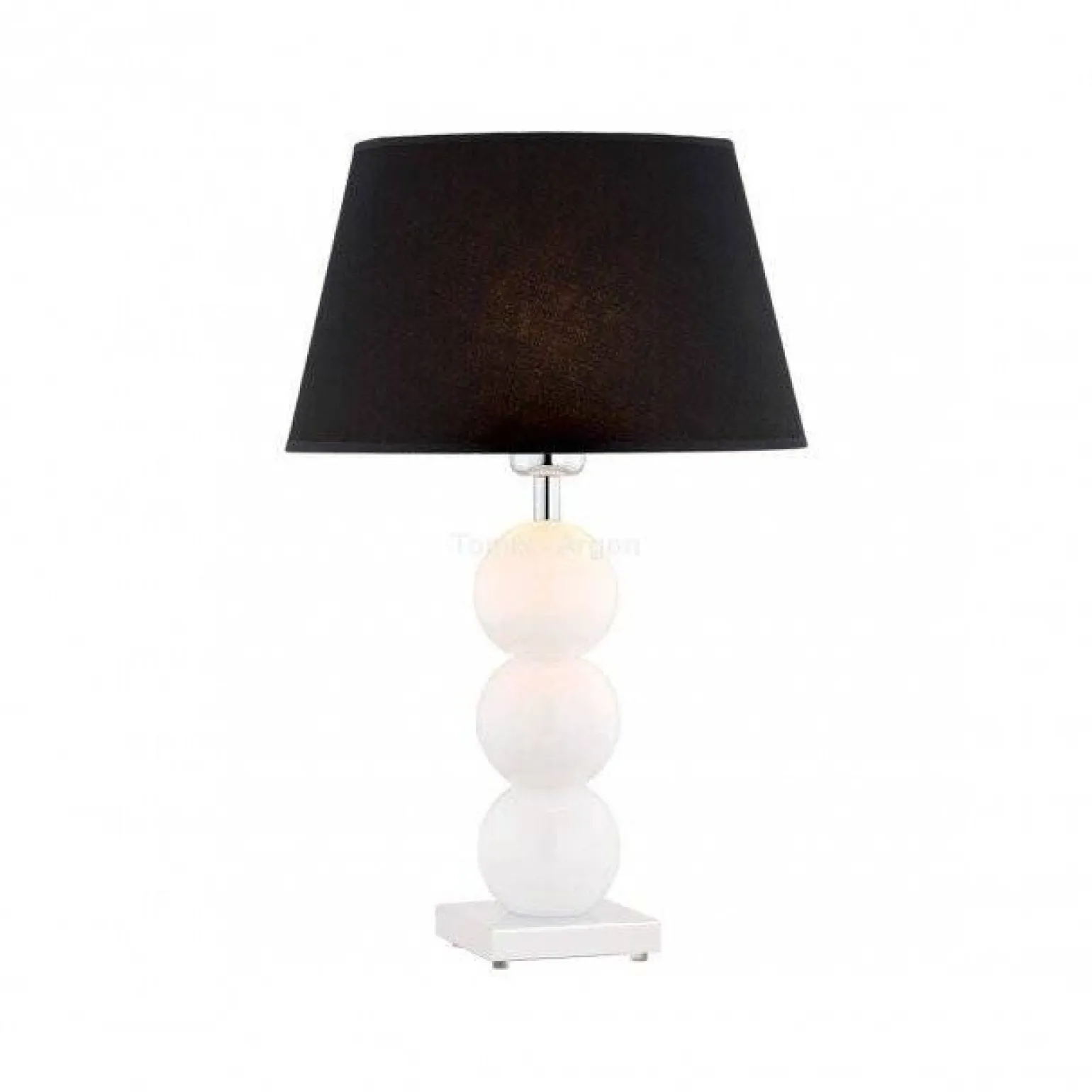 lampa stołowa 1 pł. FUDŻI biały + czarny 1 x E27/60W ARGON 3624