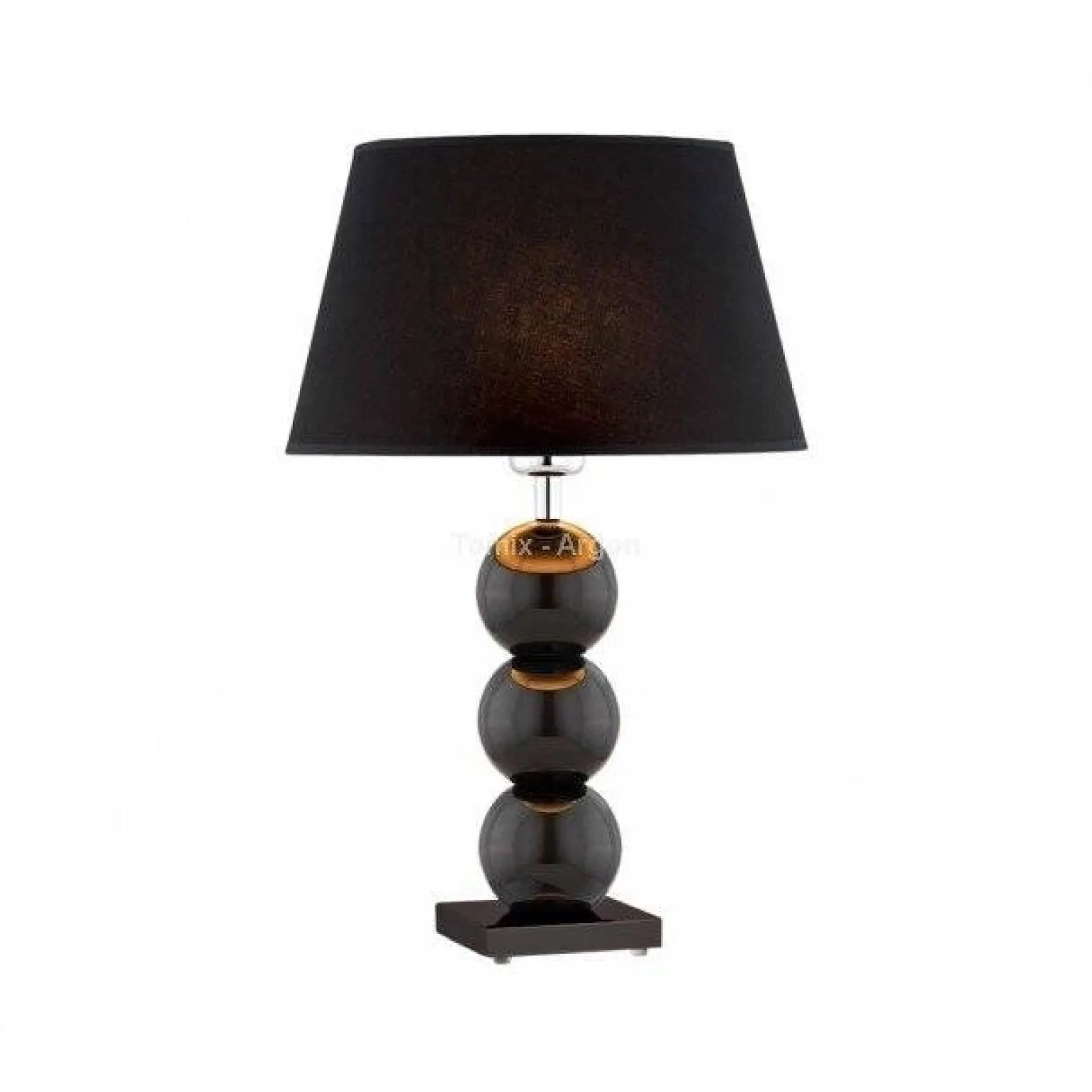 lampa stołowa 1 pł. FUDŻI czarny + czarny 1 x E27/60W ARGON 3623