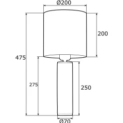 Lampa stołowa ALMADA (4231) - ARGON
