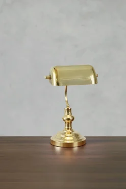 Lampa stołowa bankierka BANKERS Table 42cm 1L Brass (108977) Markslojd
