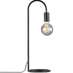 Lampa stołowa do dekoracyjnej żarówki PACO Nordlux E27 25W Metal Czarny