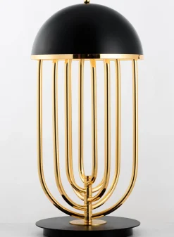 Lampa stołowa DOLCE VITA czarno - złota (ST-1602 black) - Step into Design