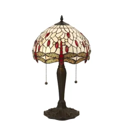 Lampa Stołowa Dragonfly beige (64086) Tiffany