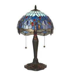 Lampa Stołowa Dragonfly blue (64090) Tiffany
