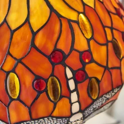 Lampa Stołowa Dragonfly flame (64092) Tiffany